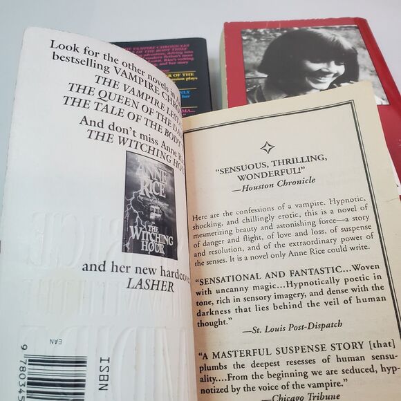 Anne Rice Paperbacks-Lot Of 3 Books: Interview Vampire Body Thief Cry To Heaven - Picture 9 of 16